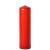 Red 3 x 11 Unscented Pillar Candles