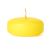 yellow floating candles