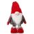 Standing Gnome Red Gray Stripes Extending Legs White Beard