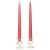 15 Inch Mauve Taper Candles Pair