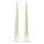 12 Inch Mint Green Taper Candles Pair