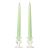 8 Inch Mint Green Taper Candles Pair