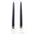 6 Inch Navy Taper Candles Pair