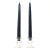 8 Inch Navy Taper Candles Pair