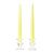 15 Inch Pale Yellow Taper Candles Dozen