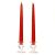 6 Inch Red Taper Candles Pair