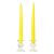 15 Inch Yellow Taper Candles Pair