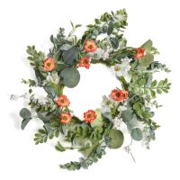 Eucalyptus Flower 6.5 Inch Candle Ring